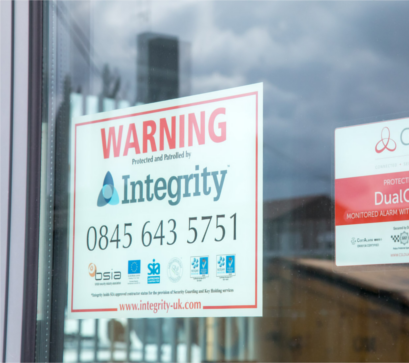 234 vacant property inspection warning signage
